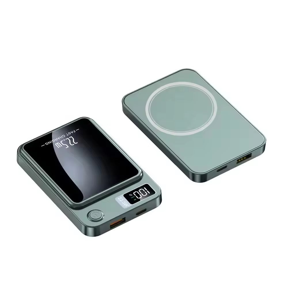 Magnetische Power Bank für MagSafe 5000mAh - Grün - Game-Kiosk