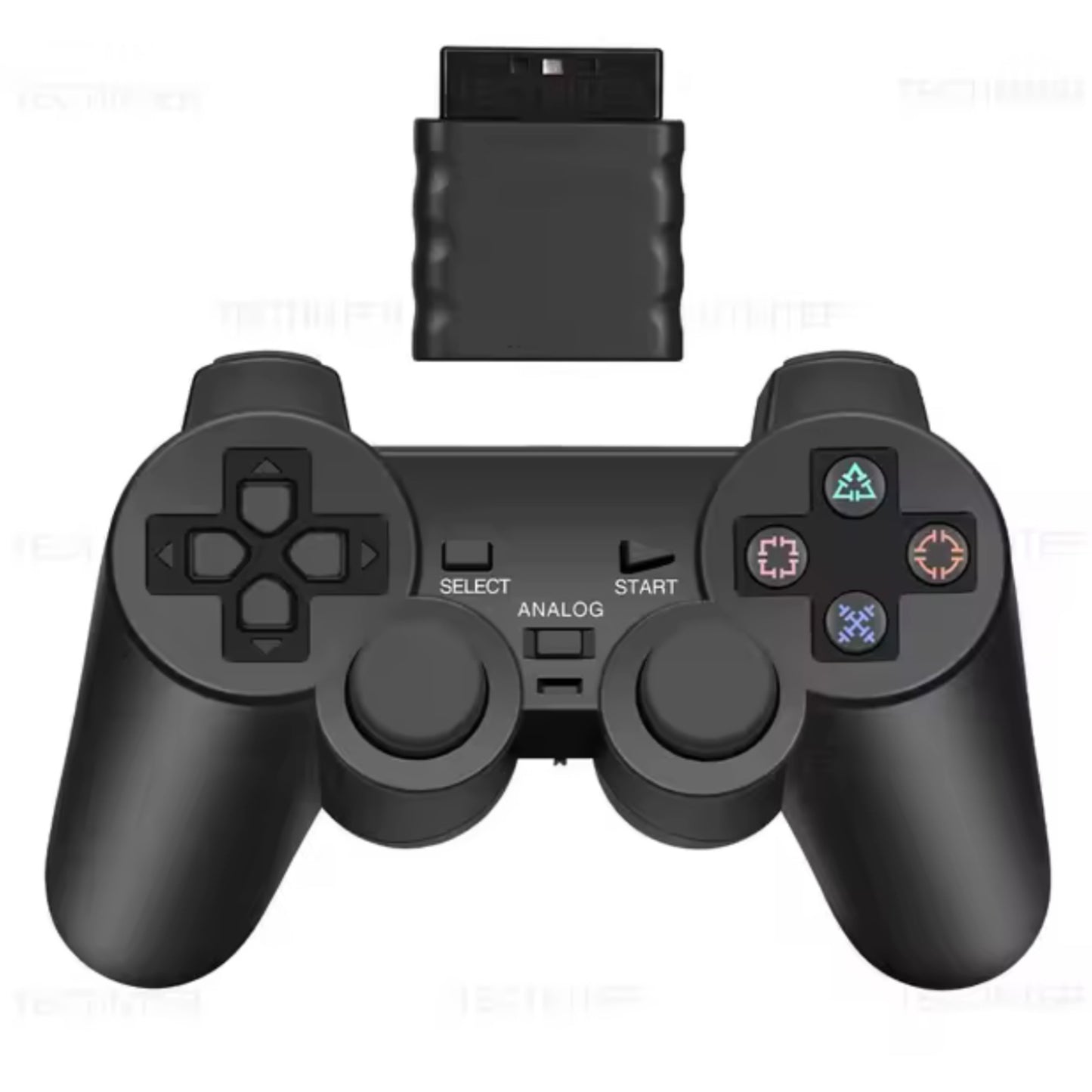 PlayStation 2 Wireless Controller in schwarz