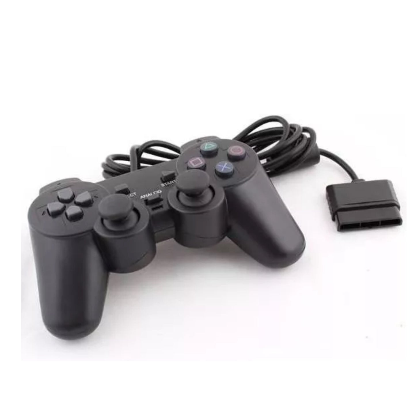 Kabelgebundener Controller für PS1/PS2 - Schwarz