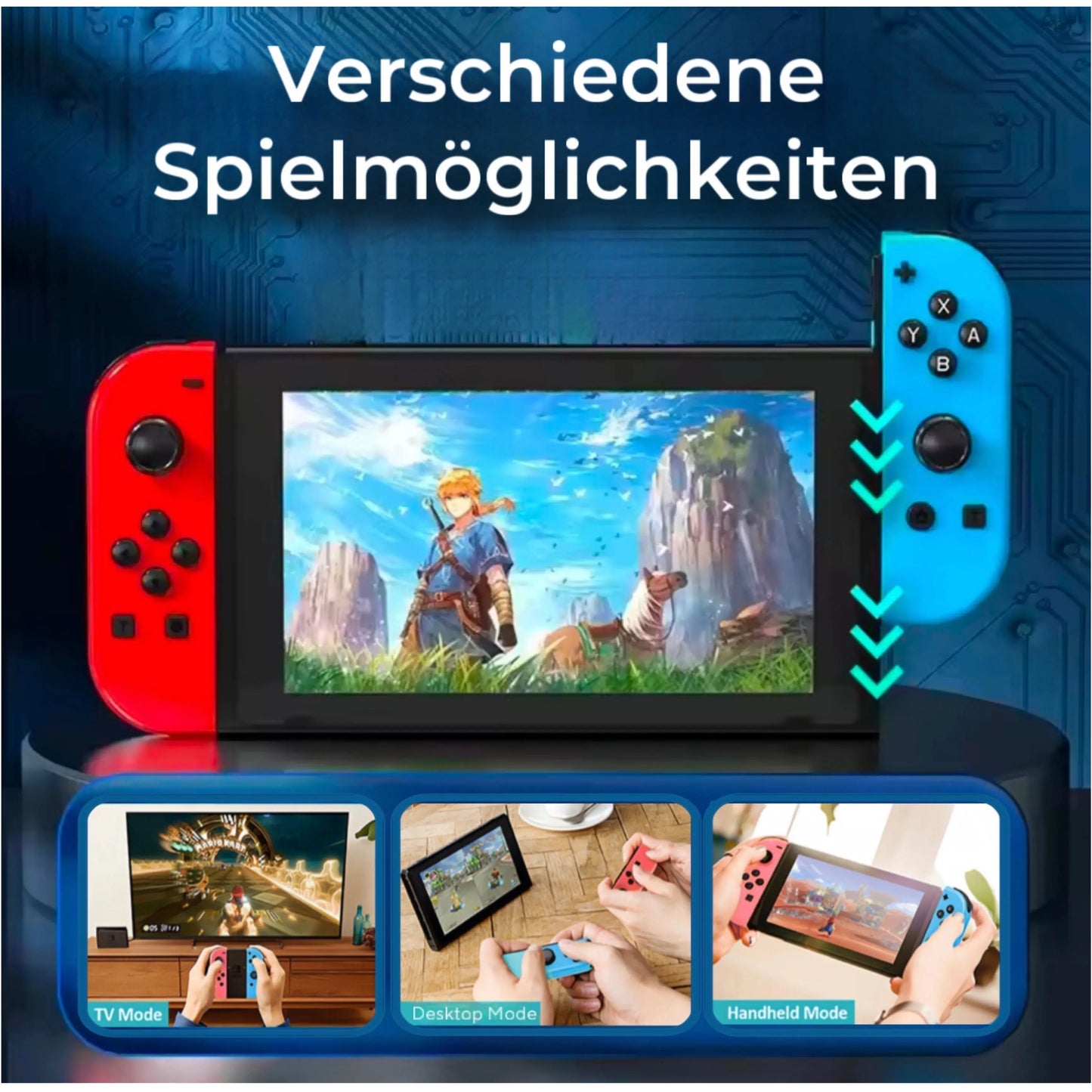 Verschiedene Spielmodi mit dem Switch Controller