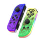 Joypad (L/R) kompatibel mit Switch, Gamepad Controller mit LED/Turbo/Wake-up/Screenshot/Bewegungssteuerung - Splatoon Style