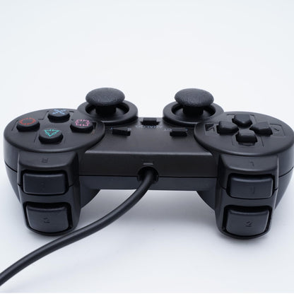 Kabelgebundener Controller für PS1/PS2 - Schwarz