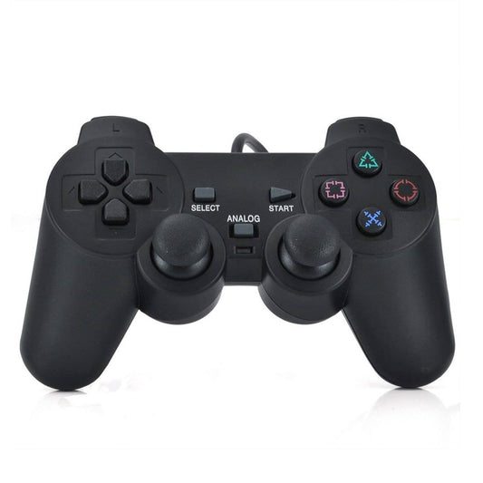 Kabelgebundener Controller für PS1/PS2 - Schwarz